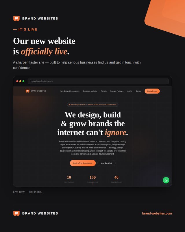 Brand Websites Instagram post