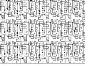 Finish Type 4 — circuit maze texture